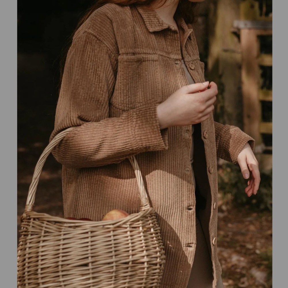 The Simple Folk The Corduroy Shirt Womens Camel - Picture 2 of 6